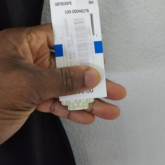 GB Dress Womens XL Black  Cut Out Neck Midi Length Goth Cocktail Party New - Picture 6 of 13